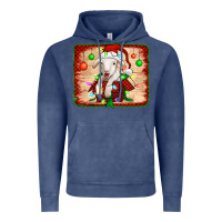 Vintage Denim christmas lamb Vintage Hoodie - Jasminsmagicworld