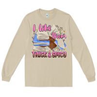 Mushroom i like them thick and spicy Long Sleeve Tee - MaliasSmallBusiness