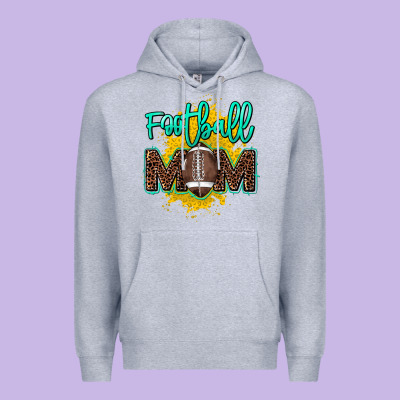 Football Mom Mother's Day Premium Hoodie Designed By Howdyjamesfarm