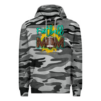 Slate Camo Football Mom Mother's Day Premium Hoodie - HowdyJamesFarm