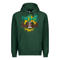 Sports Green Football Mom Mother's Day Premium Hoodie - HowdyJamesFarm