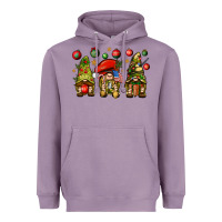 Lavender Christmas Army Gnomes 4th of july Heavyweight Hoodie - HowdyJamesFarm