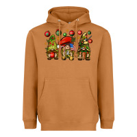 Meerkat Christmas Army Gnomes 4th of july Heavyweight Hoodie - HowdyJamesFarm