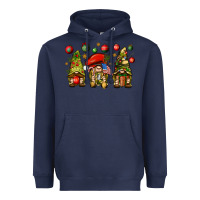 Navy Christmas Army Gnomes 4th of july Heavyweight Hoodie - HowdyJamesFarm