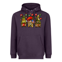 Plum Christmas Army Gnomes 4th of july Heavyweight Hoodie - HowdyJamesFarm