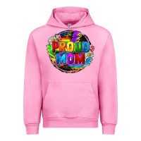 Fuchsia Pink proud mom lgbt Urban Hoodie - FaDigitalArtStudio