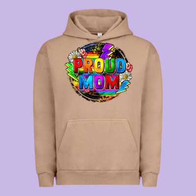 Proud Mom Lgbt Urban Hoodie Designed By Fadigitalartstudio