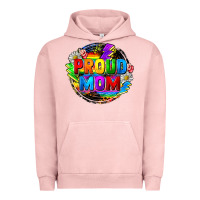 Pigment Salmon proud mom lgbt Urban Hoodie - FaDigitalArtStudio