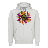 Dove Grey sunflower png Zipper Hoodie - Bettercallsaul