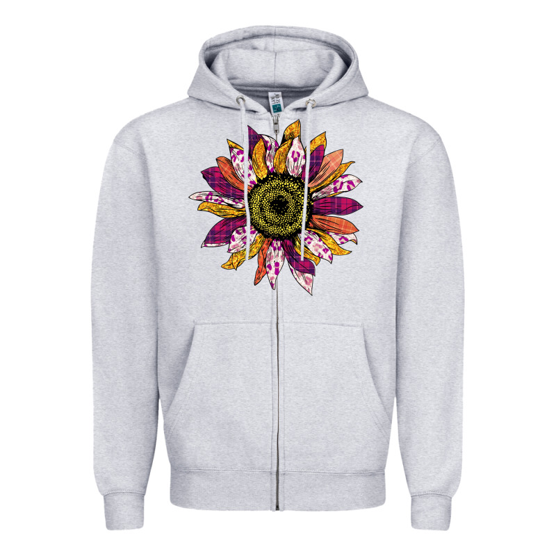 Sunflower Png Zipper Hoodie by Bettercallsaul | Teevron