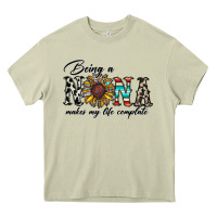 Mossy being nana makes my life complate Heavy Core Tee - CowhideDigitalArt