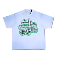 Grape Ice st patricks day shamrock typography Urban Heavy Tee - MaliasSmallBusiness