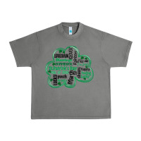 Tornado st patricks day shamrock typography Urban Heavy Tee - MaliasSmallBusiness