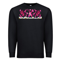 Black cancer ribbon with daisy Premium Sweatshirt - TumblerDesignByShophia