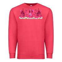 Cardinal cancer ribbon with daisy Premium Sweatshirt - TumblerDesignByShophia