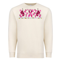 Sandshell cancer ribbon with daisy Premium Sweatshirt - TumblerDesignByShophia