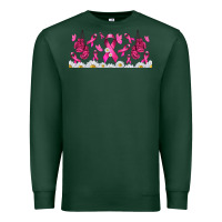 Sports Green cancer ribbon with daisy Premium Sweatshirt - TumblerDesignByShophia