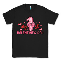 Black my first valentines day Classic Tee - MaliasSmallBusiness