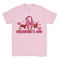Bubblegum Pink my first valentines day Classic Tee - MaliasSmallBusiness