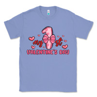 Colony Blue my first valentines day Classic Tee - MaliasSmallBusiness