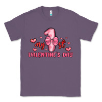 Lavender my first valentines day Classic Tee - MaliasSmallBusiness