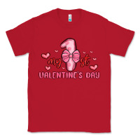 Red my first valentines day Classic Tee - MaliasSmallBusiness