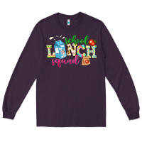 Plum school lunch squad Long Sleeve Tee - NancyCooperArtShop