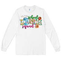 White school lunch squad Long Sleeve Tee - NancyCooperArtShop