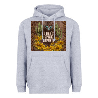 Heather Grey i don't speak dipshit Heavyweight Hoodie - TumblerDesignByShophia
