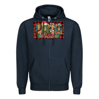 Navy Papa Claus Zipper Hoodie - Bettercallsaul