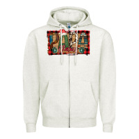 Oatmeal Heather Papa Claus Zipper Hoodie - Bettercallsaul