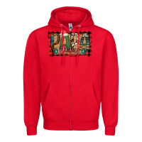Red Papa Claus Zipper Hoodie - Bettercallsaul