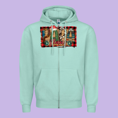 Papa Claus Zipper Hoodie Designed By Bettercallsaul