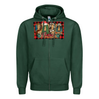 Sports Green Papa Claus Zipper Hoodie - Bettercallsaul