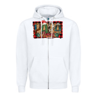 White Papa Claus Zipper Hoodie - Bettercallsaul