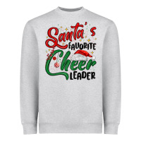 Santa S Favorite Cheer Leader Heavyweight Sweatshirt | Teevron