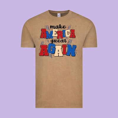 Make America Great Again Vintage Tee Designed By Maliassmallbusiness