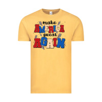 Vintage Mustard make america great again Vintage Tee - MaliasSmallBusiness