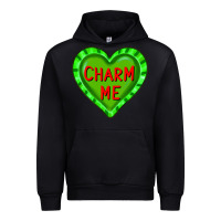 Black valentine's day hearts Urban Hoodie - FaDigitalArtStudio