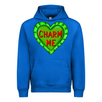 Cobalt valentine's day hearts Urban Hoodie - FaDigitalArtStudio