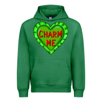 Emerald valentine's day hearts Urban Hoodie - FaDigitalArtStudio