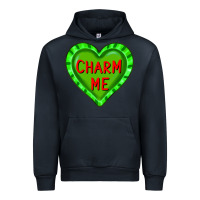 Navy valentine's day hearts Urban Hoodie - FaDigitalArtStudio