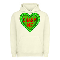 Pigment Pistachio valentine's day hearts Urban Hoodie - FaDigitalArtStudio