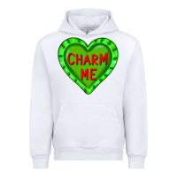 White valentine's day hearts Urban Hoodie - FaDigitalArtStudio