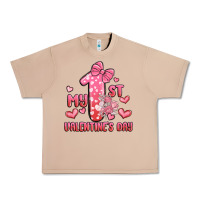 Burro my first valentines day Urban Heavy Tee - MaliasSmallBusiness