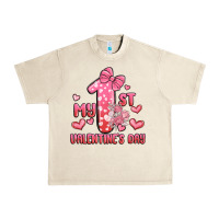 Sandshell my first valentines day Urban Heavy Tee - MaliasSmallBusiness