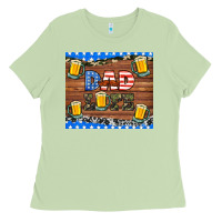 Matcha dad life with beers Ladies Tee - HRA Design Shop