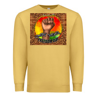 Antique Gold juneteenth freedom day Premium Sweatshirt - TumblerDesignByShophia