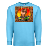 Ocean Blue juneteenth freedom day Premium Sweatshirt - TumblerDesignByShophia
