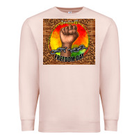 Pale Pink juneteenth freedom day Premium Sweatshirt - TumblerDesignByShophia